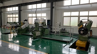The 2nd slitting line was installed by our customer.